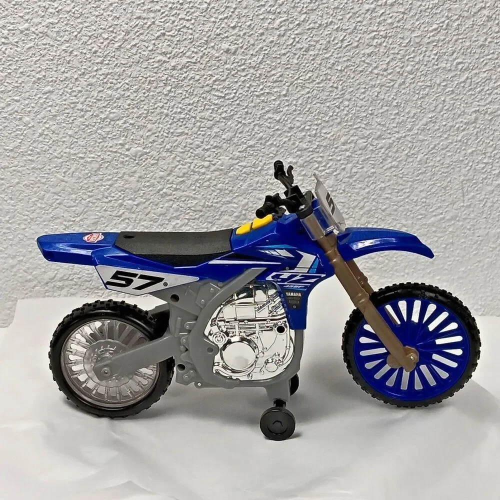Dickie Toys Wheelie Raiders Yamaha YZ Motorcycle Battery Operated Engine Noises